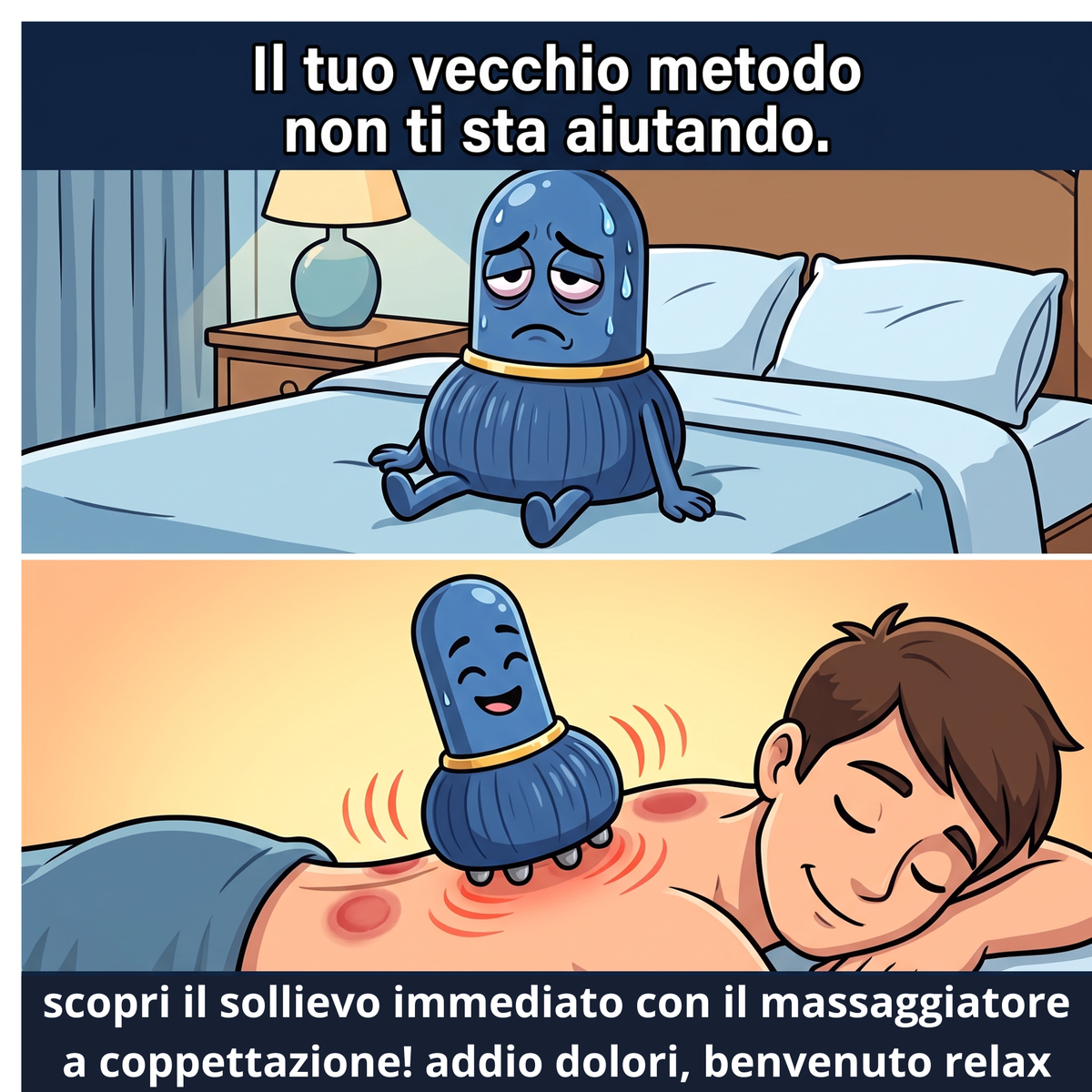 Wellvib-Cup™ Decompressore Muscolare